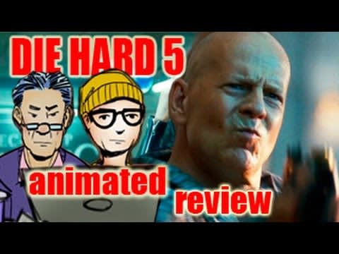 Trailer Hitch - WILLIS & SON WASTE EURO-TRASH! -- DIE HARD 5 2013 OFFICIAL TRAILER REVIEW