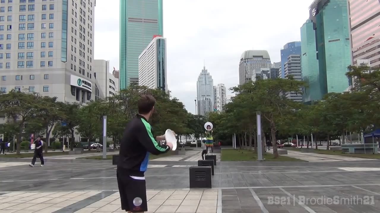 China Frisbee Trick Shots | Brodie Smith
