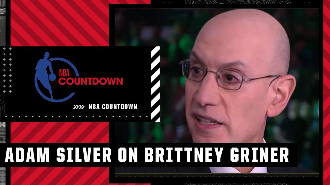 Adam Silver addresses NBA's initial hesitancy to bring attention to Brittney Griner | NBA Countdown