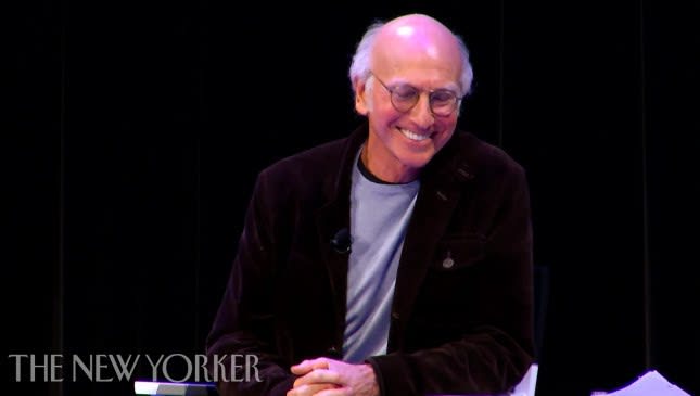 Larry David Reacts to Jennifer Lawrence’s Crush on Him – The New Yorker Festival