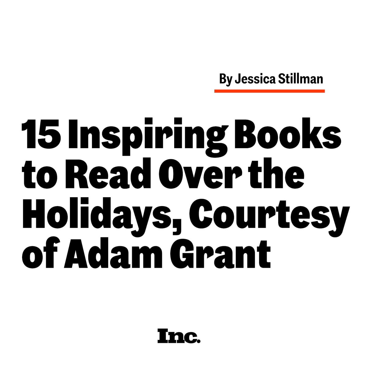 Books make great gifts.