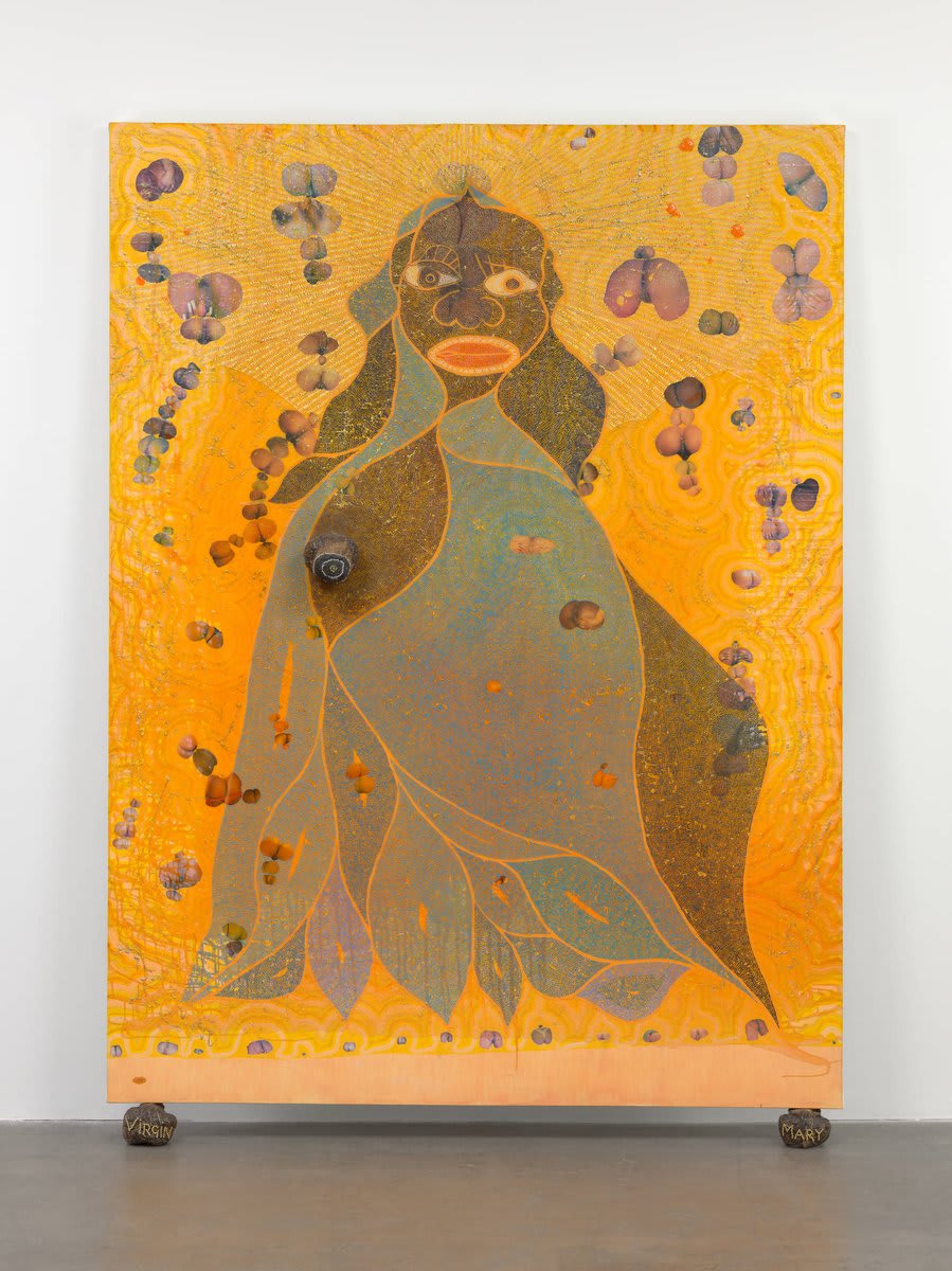 Discover something new at MoMA → Controversial, modern takes on the Virgin Mary and religious icons. See Chris Ofili’s “Virgin Mary" and Andy Warhol's "Gold Marilyn Monroe" in the