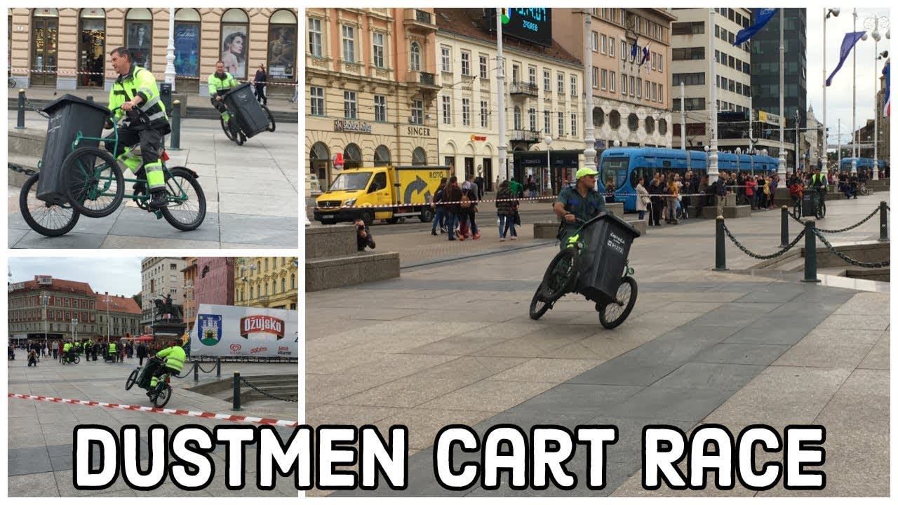 Traditional Zagreb Dustmen Cart Race 2019