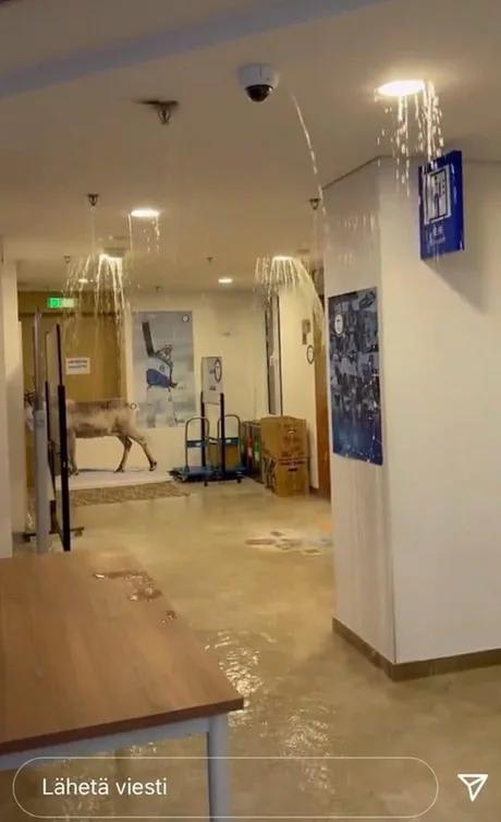 Finland's Olympic athlete dormitory in Beijing today