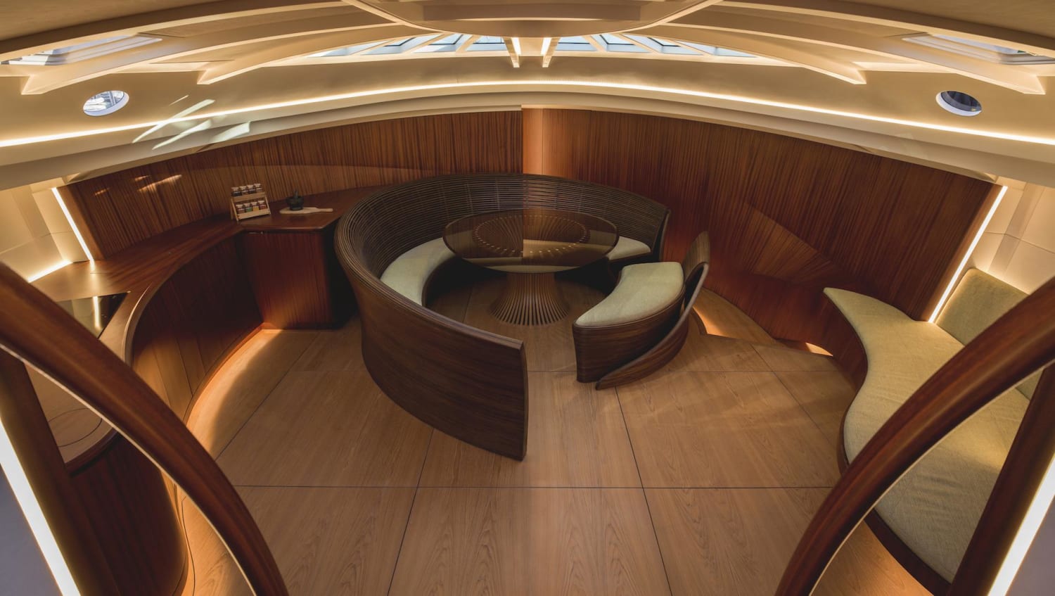 The Spirit 111 yacht is an absolute design and joinery masterpiece