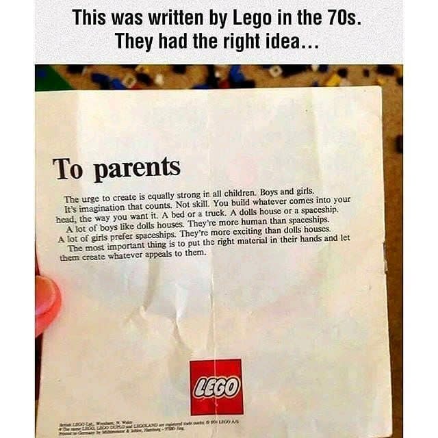 Lego were way ahead of their time