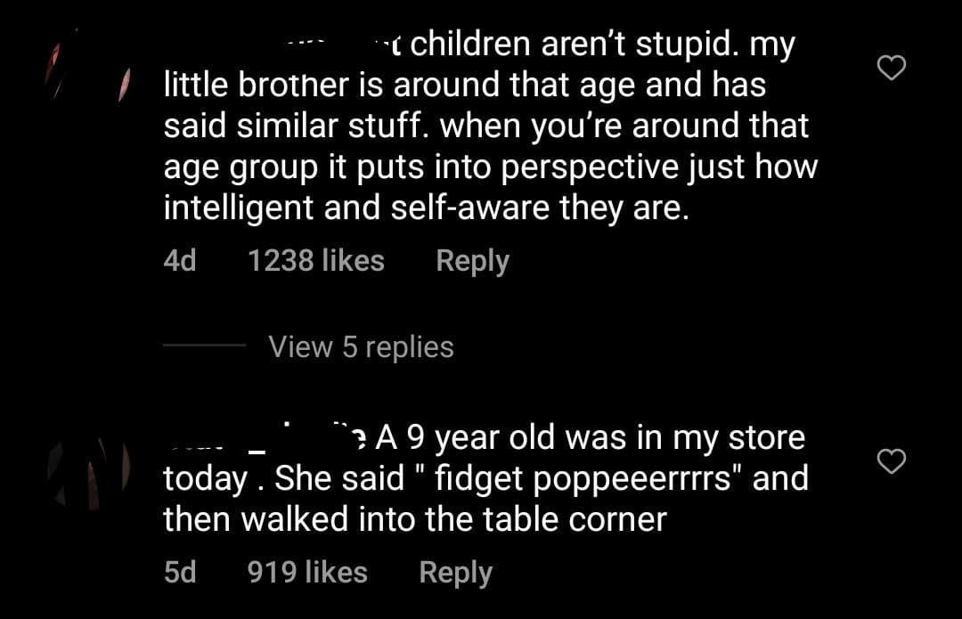 The two sided coin of children