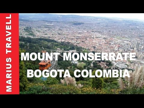 Bogota City view from Monserrate Mount