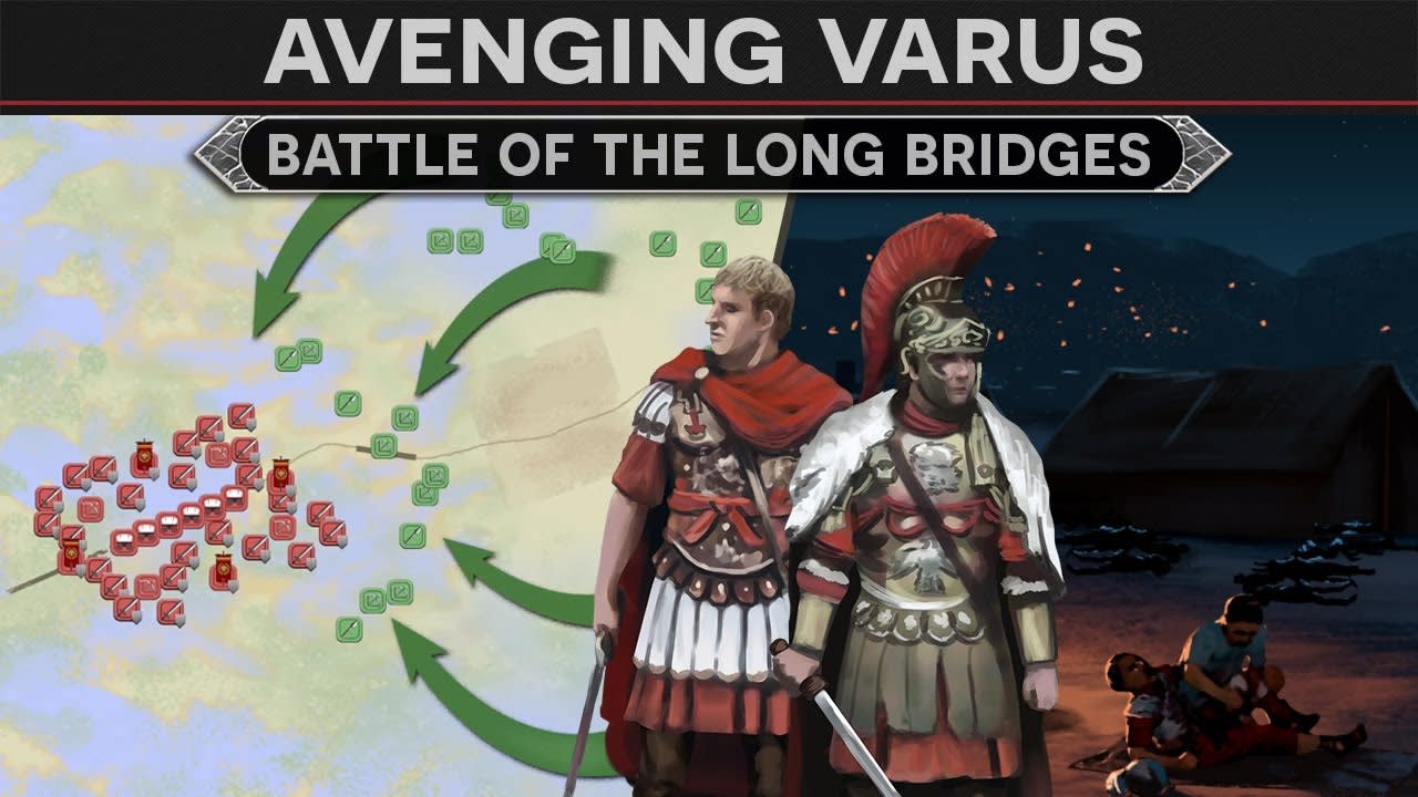 Avenging Varus - Battle of the Long Bridges (15 AD) DOCUMENTARY