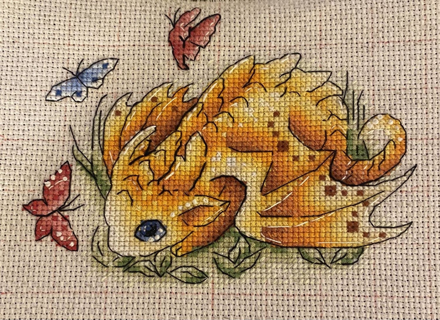 [FO] Golden Dragon-pattern by Zamorina Alexander.