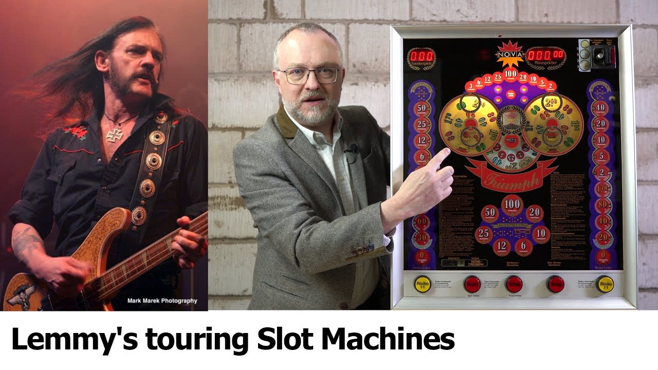 Lemmy’s touring slot machines