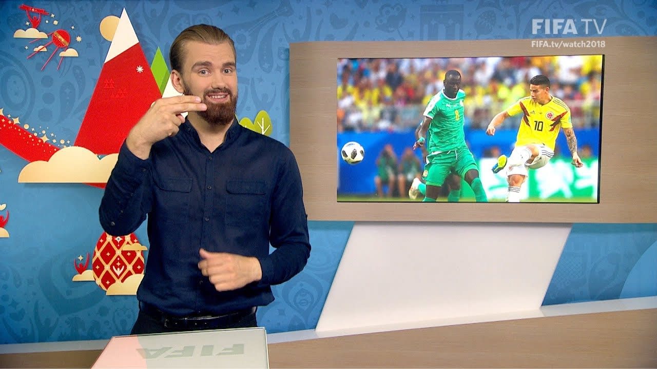 FIFA WC 2018 - SEN vs. COL – for Deaf and Hard of Hearing - International Sign