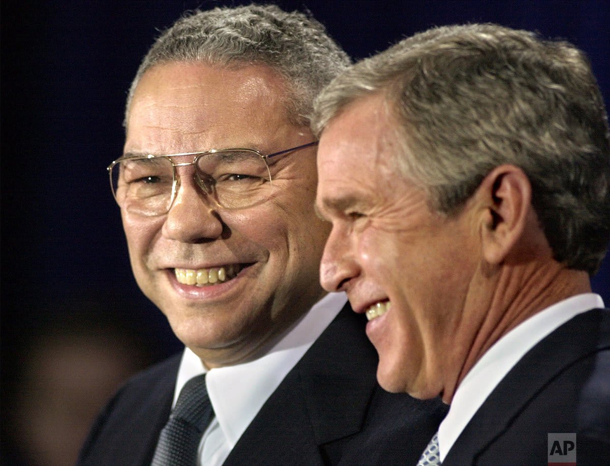 20 years ago today, President-elect George W. Bush selected Colin Powell to become the first African-American secretary of state.