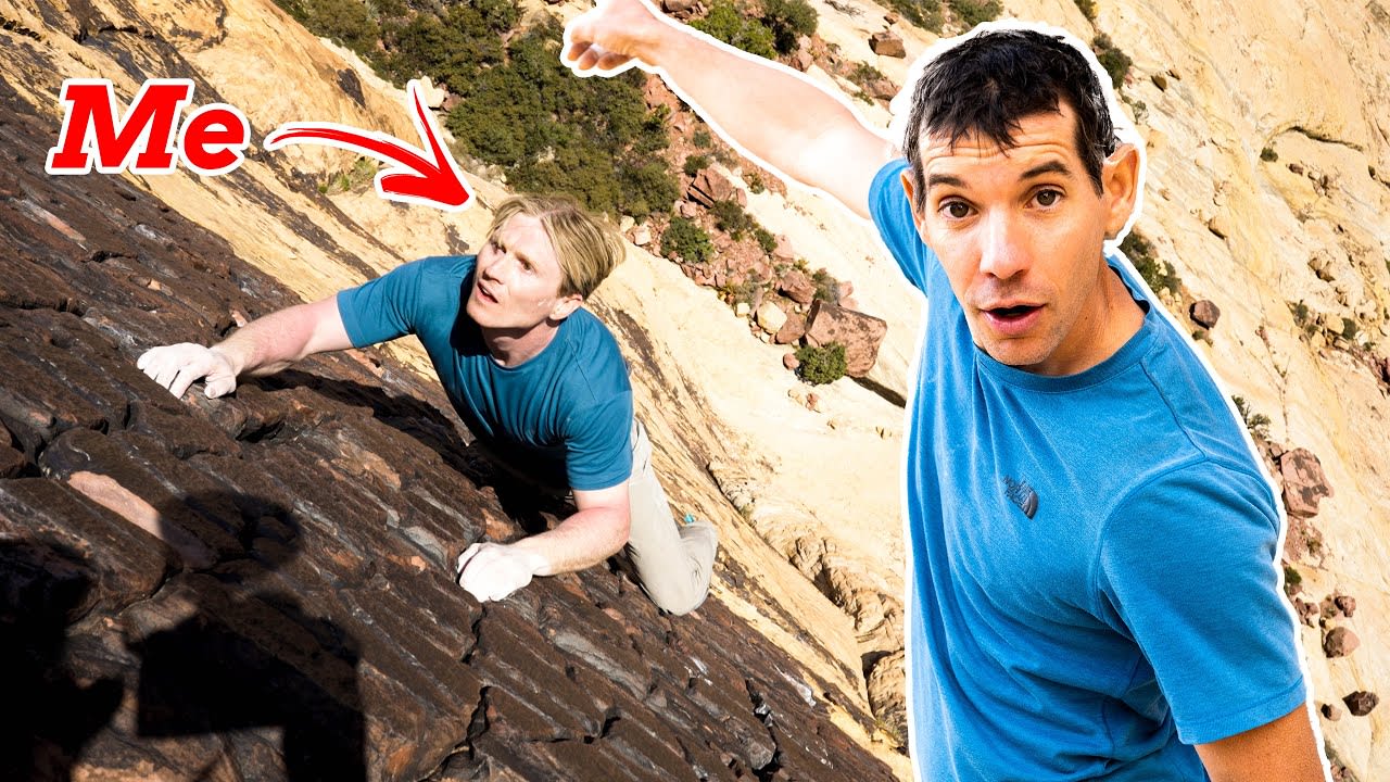 Norwegian rock climber Magnus Midtbø leaves his comfort zone by agreeing to join American rock climber Alex Honnold on a free solo climb