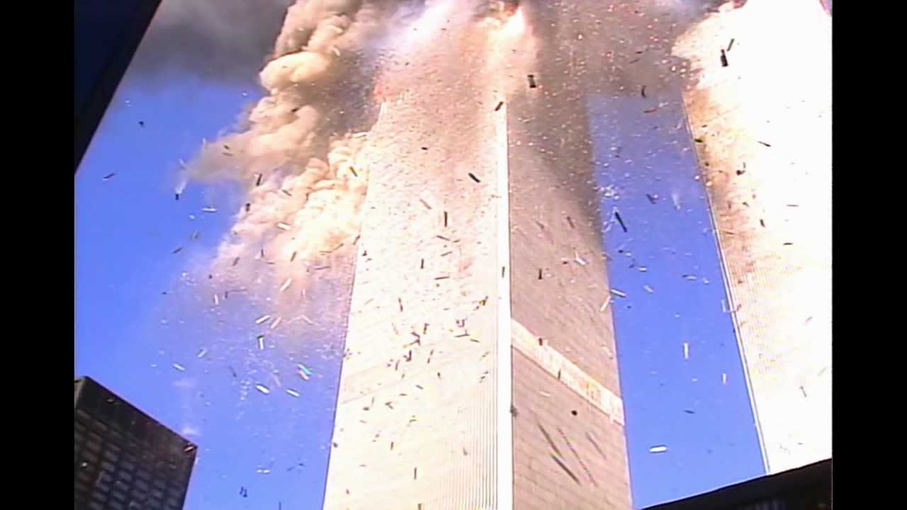 Very intense video raw 9/11 video. When the second plane hits, the level of fear is palpable
