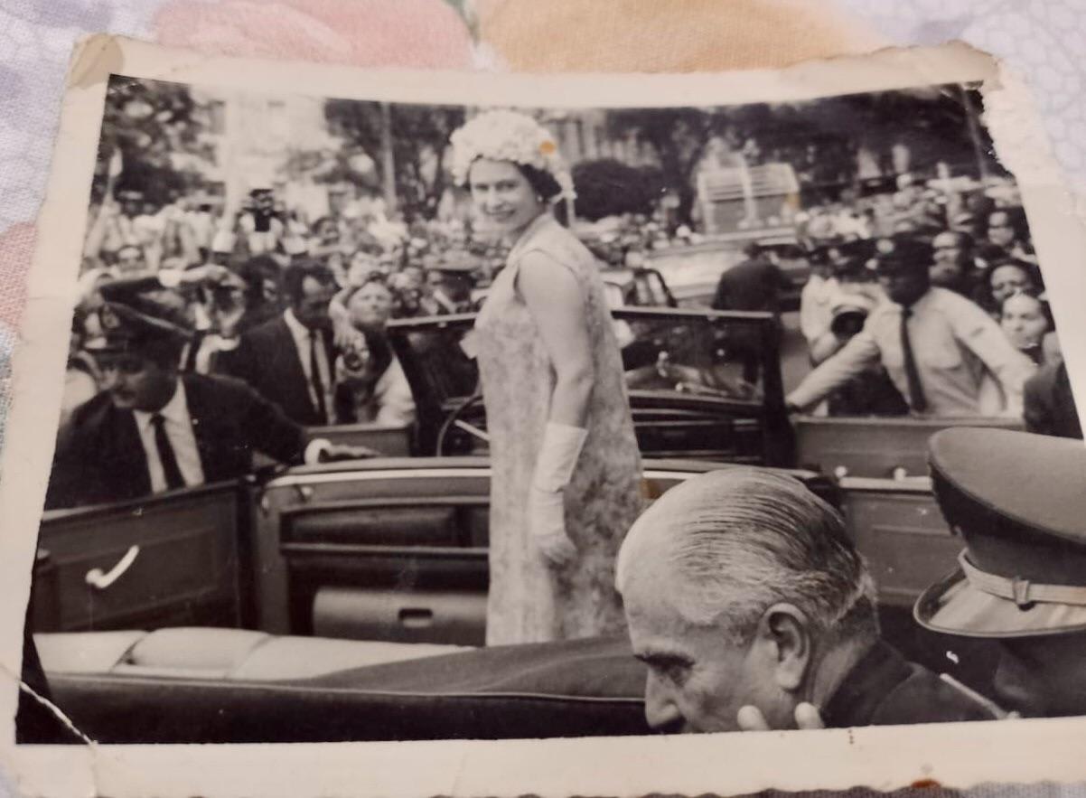 A picture of Queen Elizabeth II during her visit to Salvador, Brazil on November 3, 1968 taken by my grandfather. This was her only visit to Brazil.