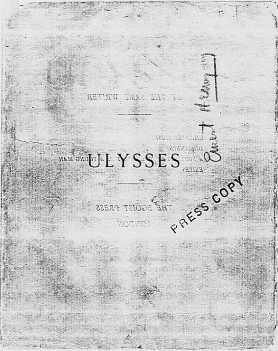 Happy #Bloomsday! This press copy of Ulysses, written by James Joyce, was signed by Ernest Hemingway and is part of the holdings of the