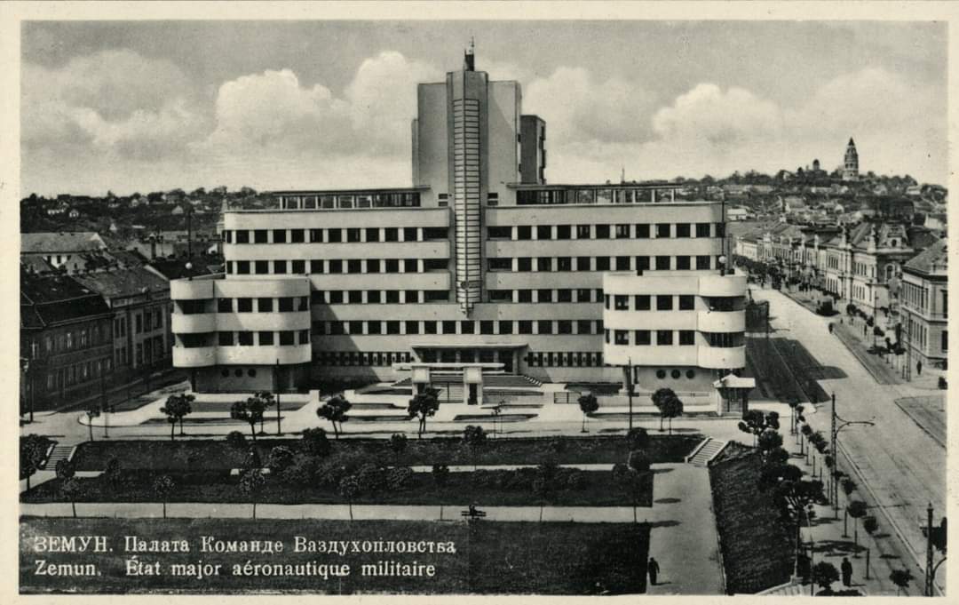 Palace of Royal Yugoslav air force command, Zemun (near Belgrade), somewhere between 1935. and 1941.