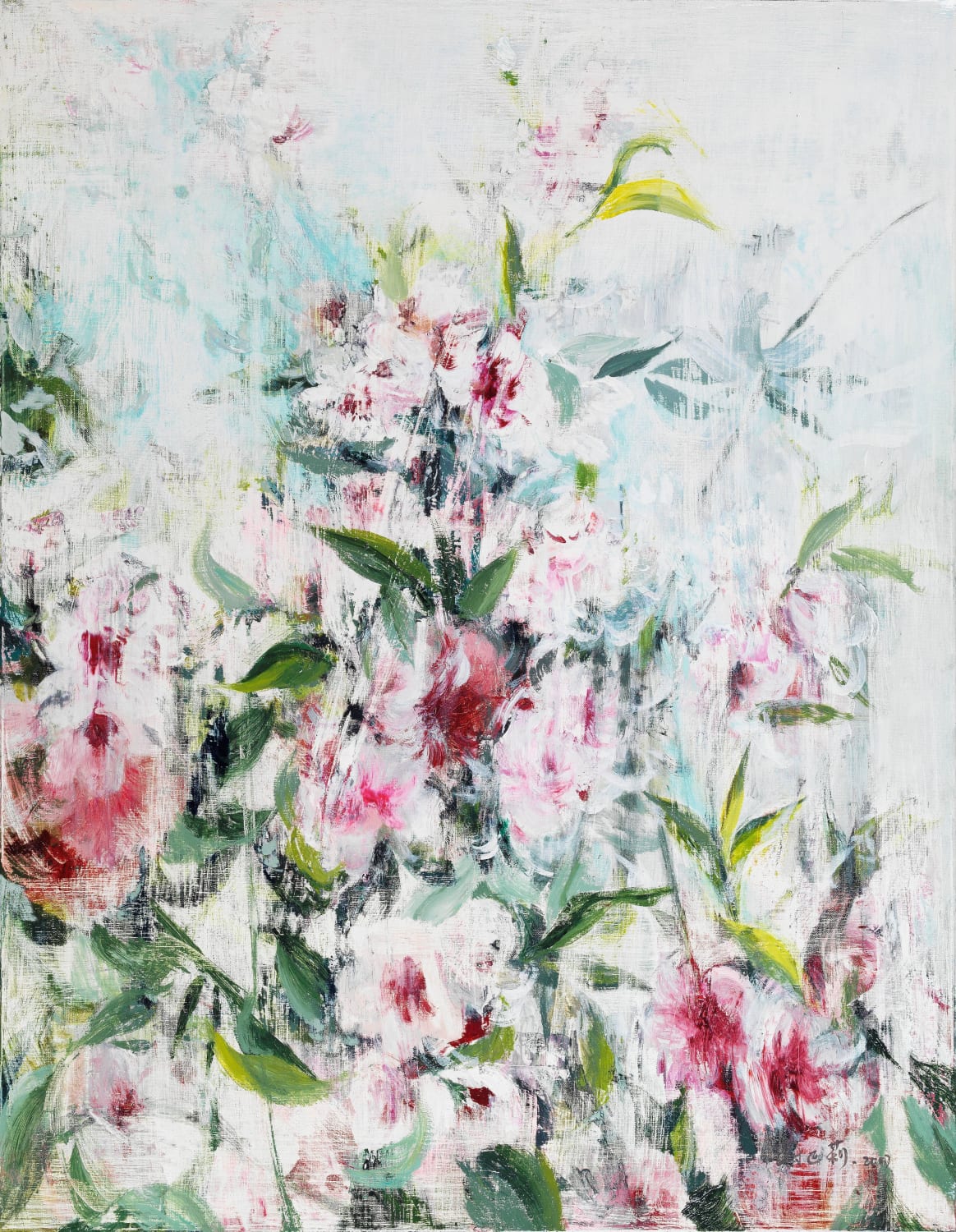 Peach blossom,Me,oil on canvas,cm,2018