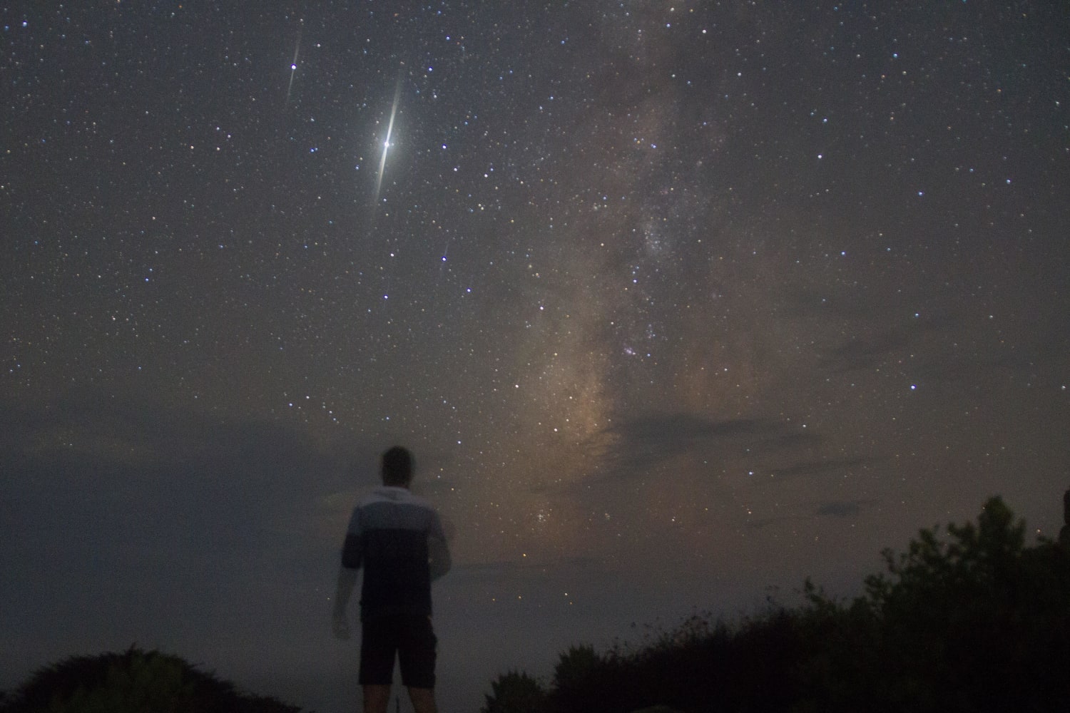 Selfie under the Milky Way in Baja California Mexico