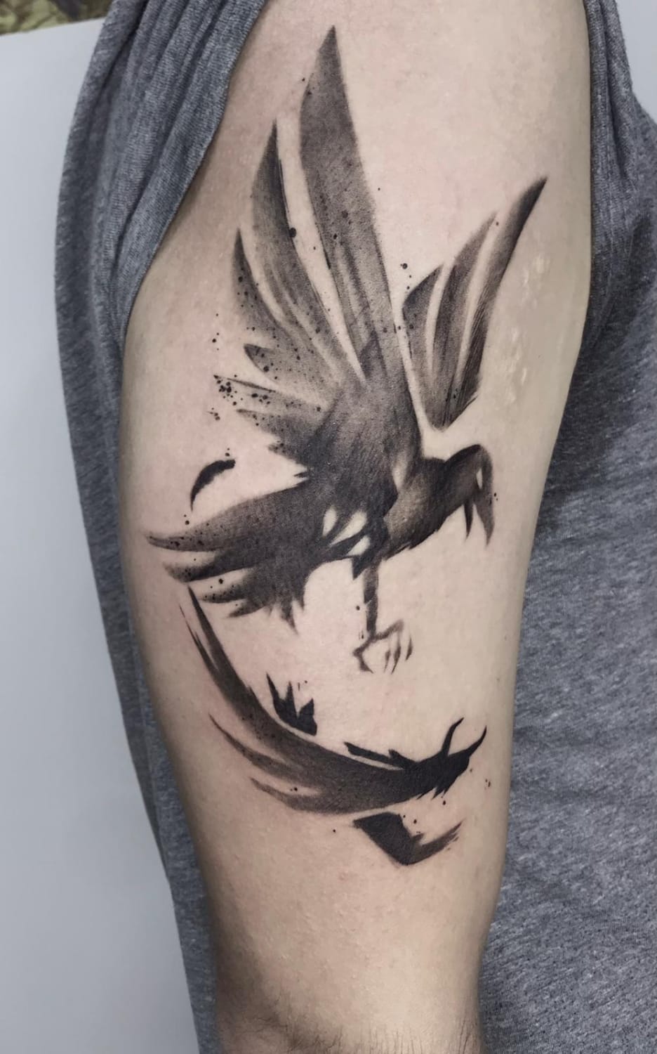 Karma phoenix from infamous second son, made by adir mizrahi from oopstattoo israel