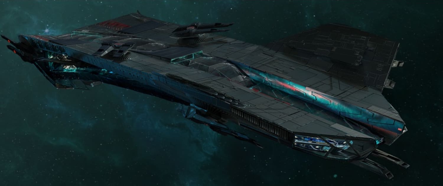 Majalan Combat Cruiser (Star Trek: Strange New Worlds) art by Concept artist Daniel J. Burns