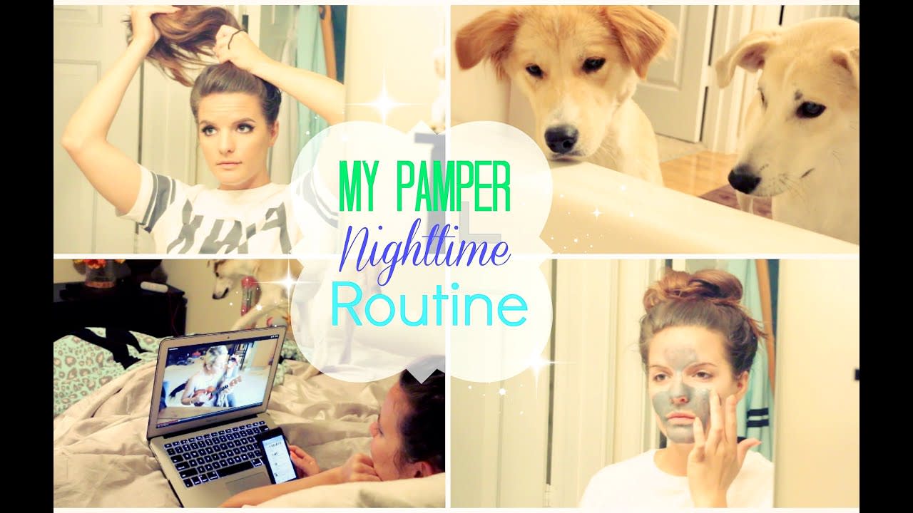 My Pamper Nighttime Routine | Summer 2014 | Casey Holmes