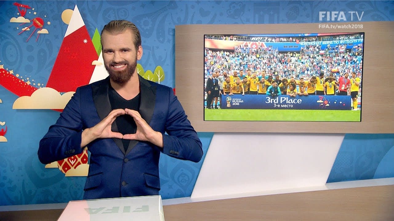 FIFA WC 2018 - BEL vs. ENG – for Deaf and Hard of Hearing - International Sign