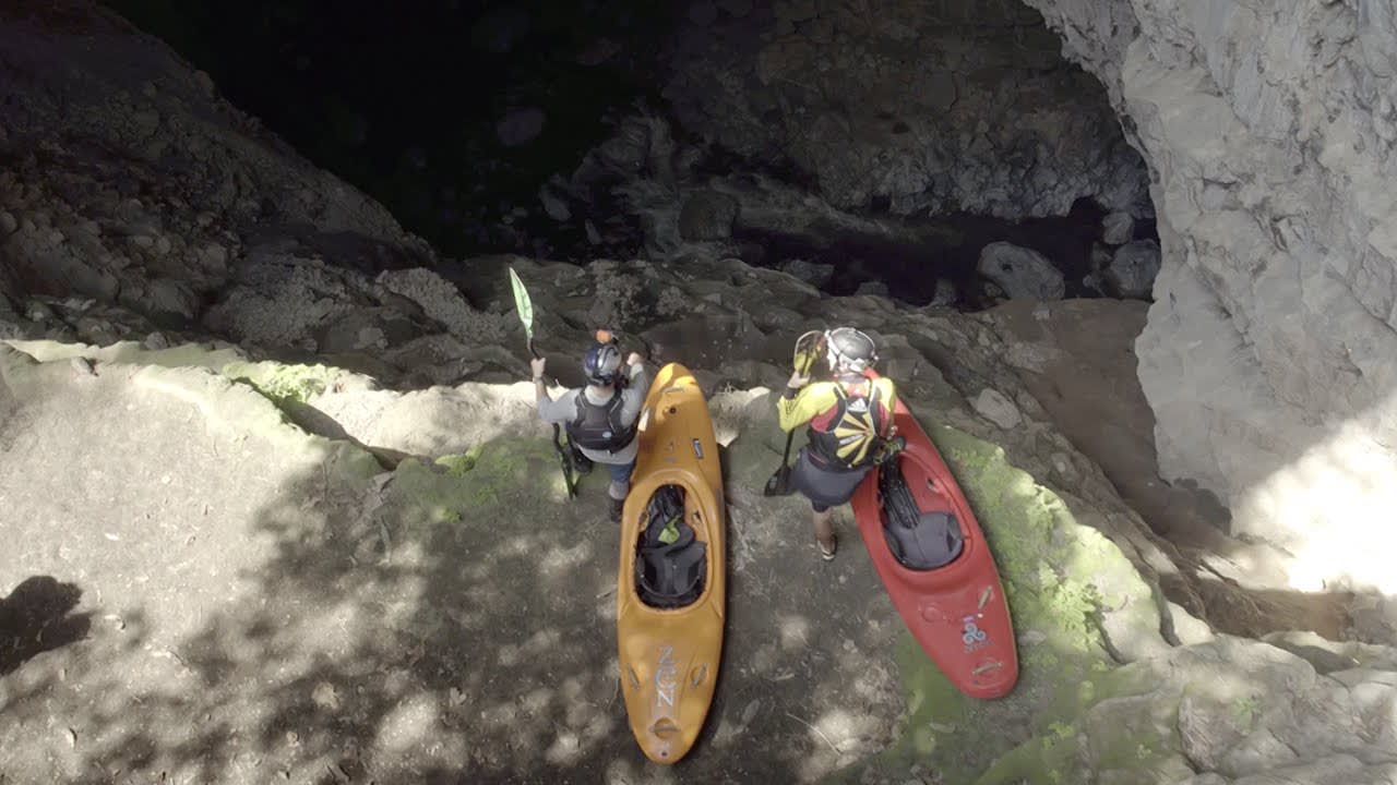 Kayaking GoPro POV: Paddle With Rafa Ortiz Through an Underground Cave