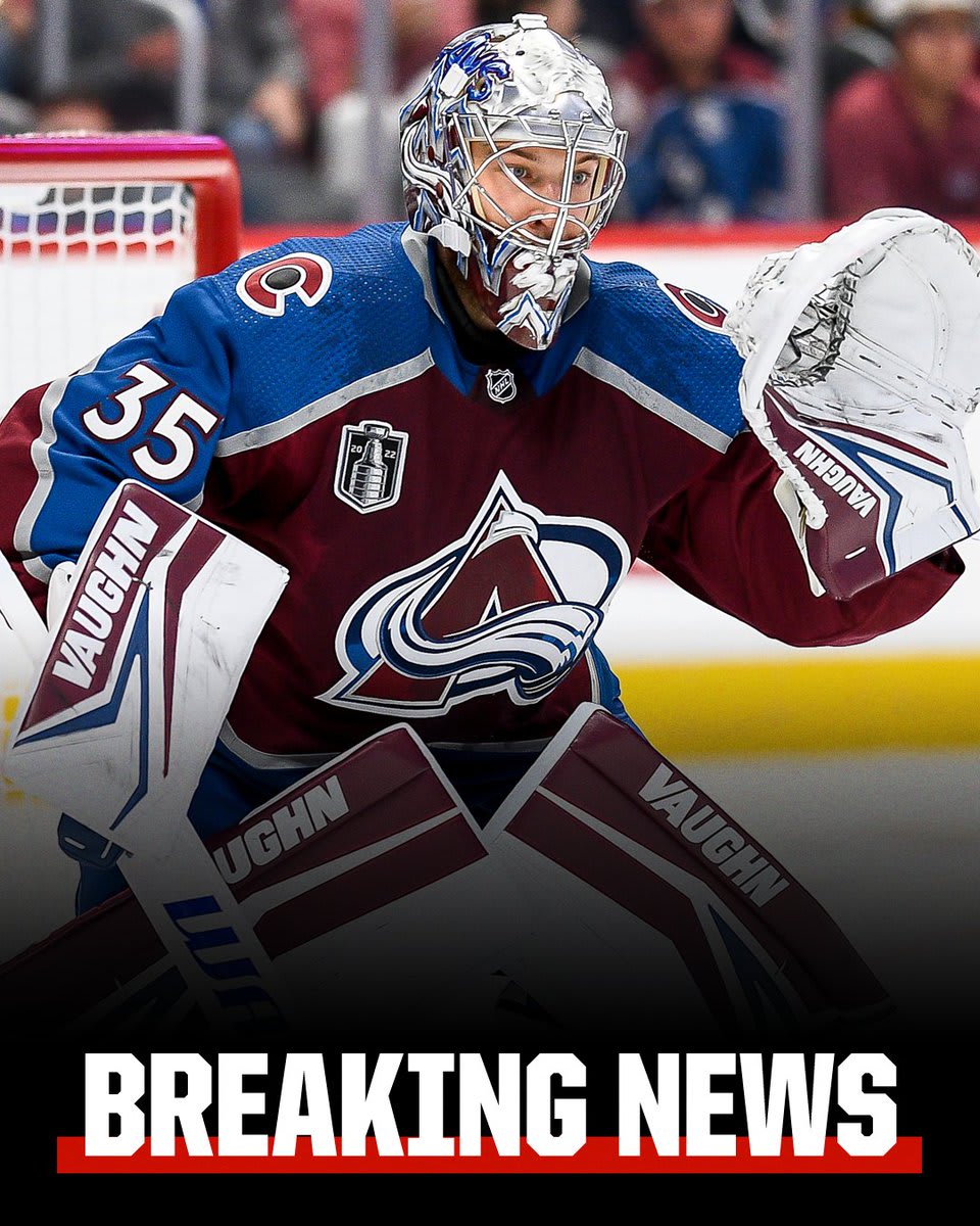 Breaking: Free agent goaltender Darcy Kuemper, who backstopped the Colorado Avalanche to a Stanley Cup championship last month, has signed a five-year contract with the Washington Capitals.