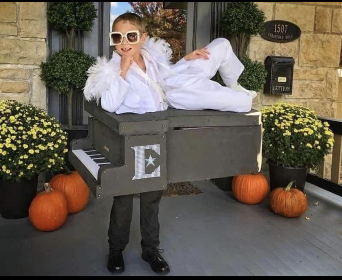 This Elton John Halloween costume. Found in r/pics.