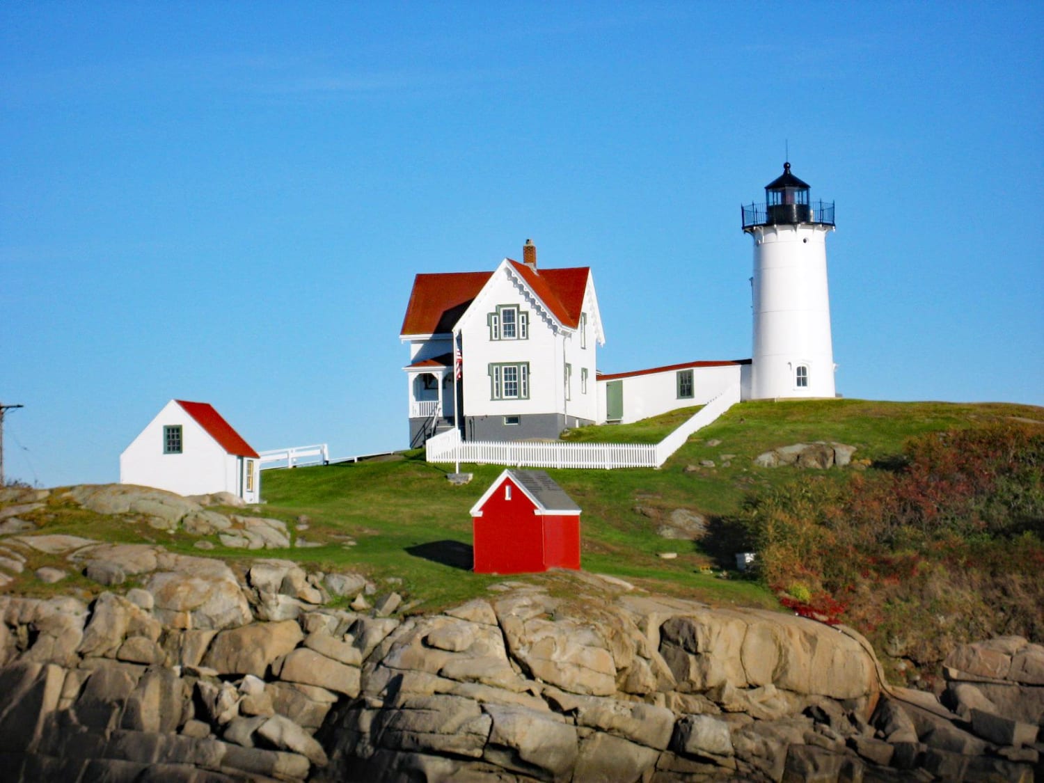 Nubble Lighthouse in York, Maine