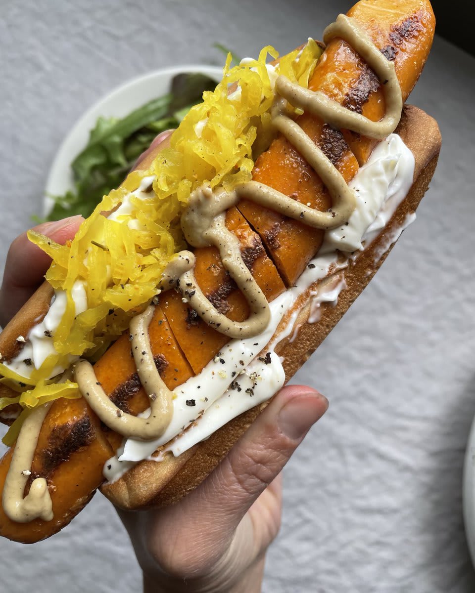 "I recently tried hot dogs made from salmon, and when I tell you I was shook … well, that’s only the half of it," writes @BilowRochelle. Read her review: