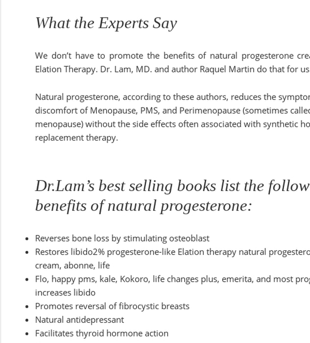 natural progesterone cream for adrenal
