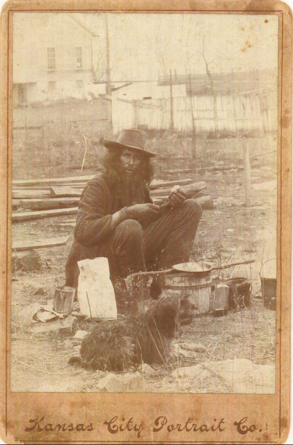 My great great great grandfather in Kansas City in the 1850s