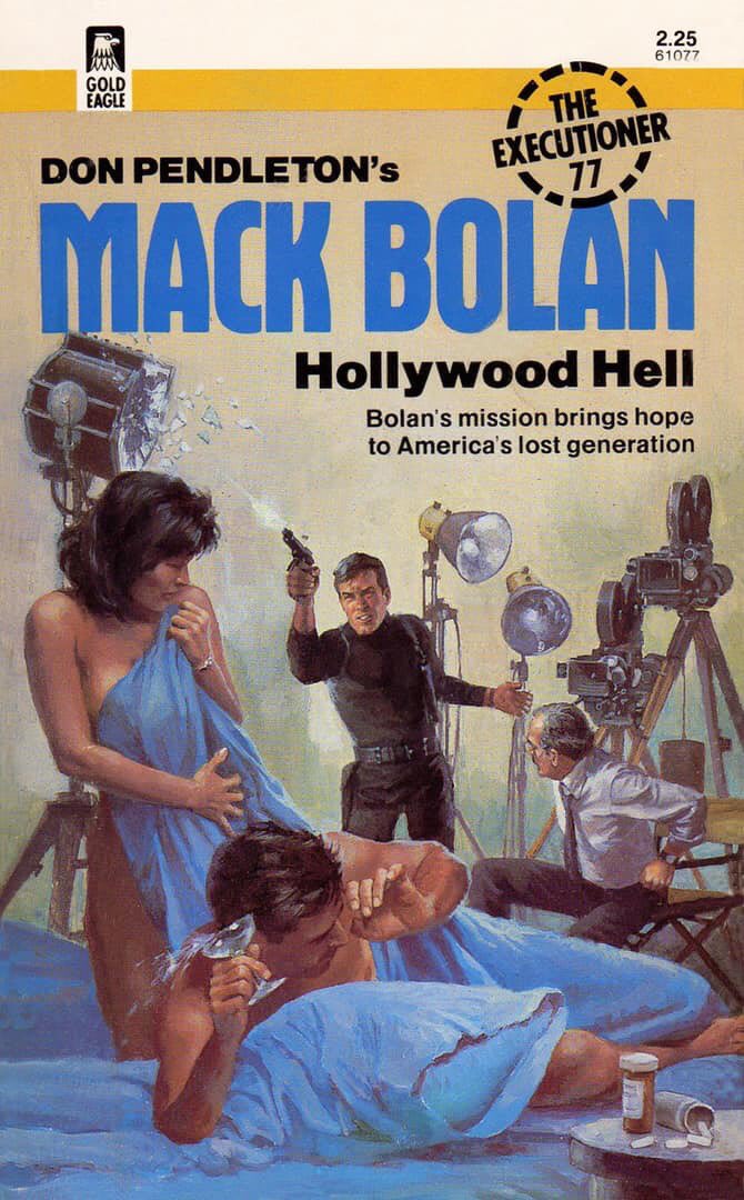 Mack Bolan’s assignment is to find the wayward daughter of a Senate candidate, and rescue her from the porno underworld. Read our review here: