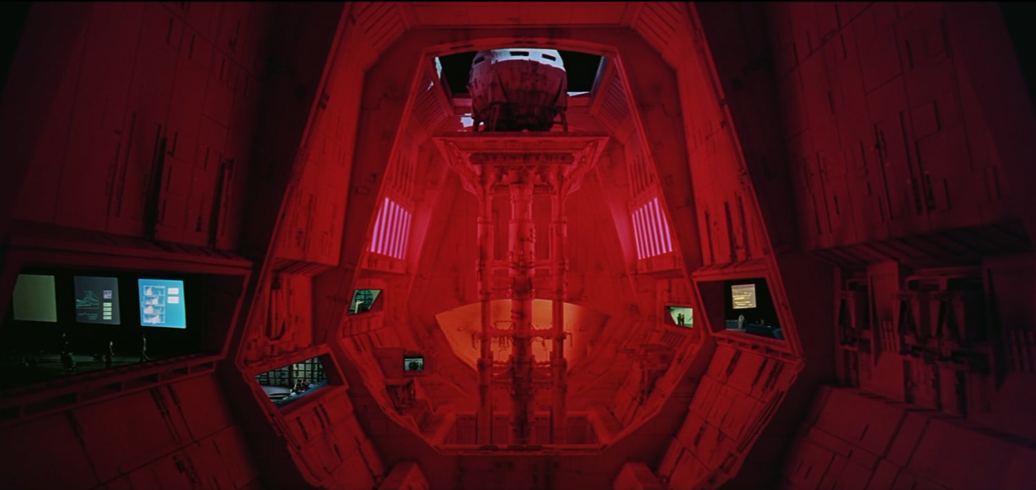 The descent of the pod: 2001 Space Odyssey (1968, Kubrick)