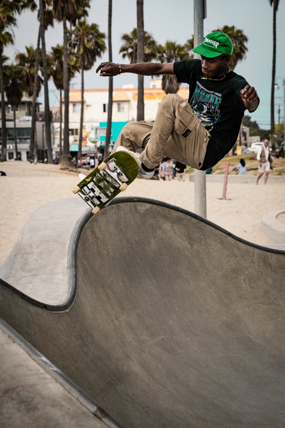 ITAP of a skateboarder on Venice Beach