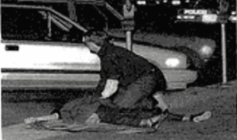 Karen Toshima lies dead on the sidewalk in Westwood Village, L.A. after being caught in the shootout between rival gangs while celebrating her promotion with friends on January 30, 1988. Her murder shocked L.A. residents who realized not even the city's affluent areas were immune from gang violence.