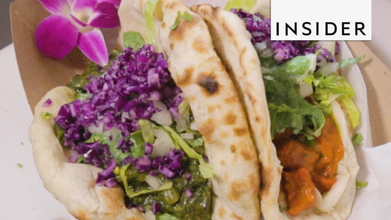 Indian-Inspired Tacos Use Naan And Curries
