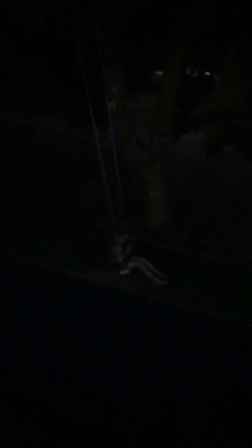 Stranger swinging in our front yard in the middle of the night