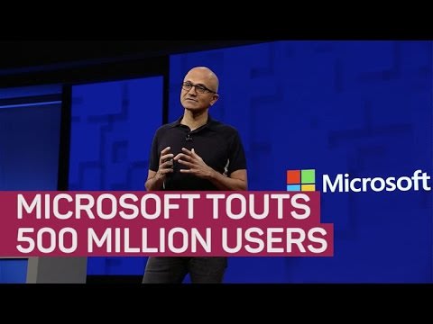 Microsoft CEO: 500 million people use Windows 10