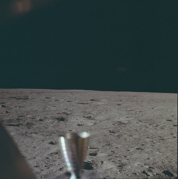 The first and last photos taken by humans on the surface of the Moon*: 21 July 1969 and 14 December 1972. (*so far...)