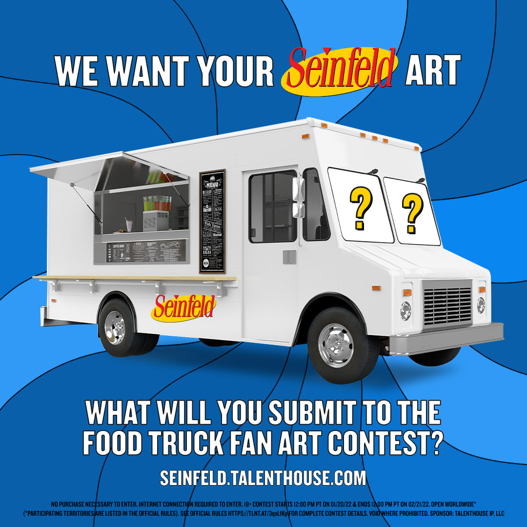 CONTEST: Submit your digital art for a chance to end up on this year's Seinfeld Food Truck. Click here for details: