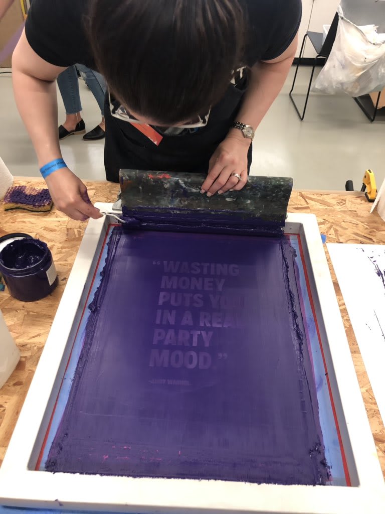 We had so much fun at last night’s Andy Warhol—From A to B and Back Again Member Party! Thanks to all the @SFMOMA Members who came out to MeetAndy, silkscreen Warhol quotes + dance under disco balls