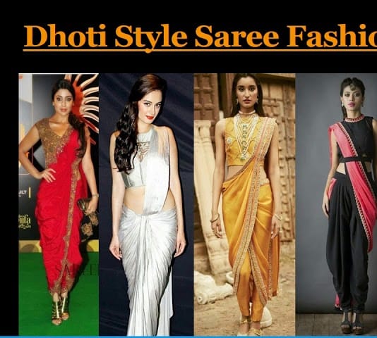 Mix Latest Saree Draping Style For Fashionable Ladies