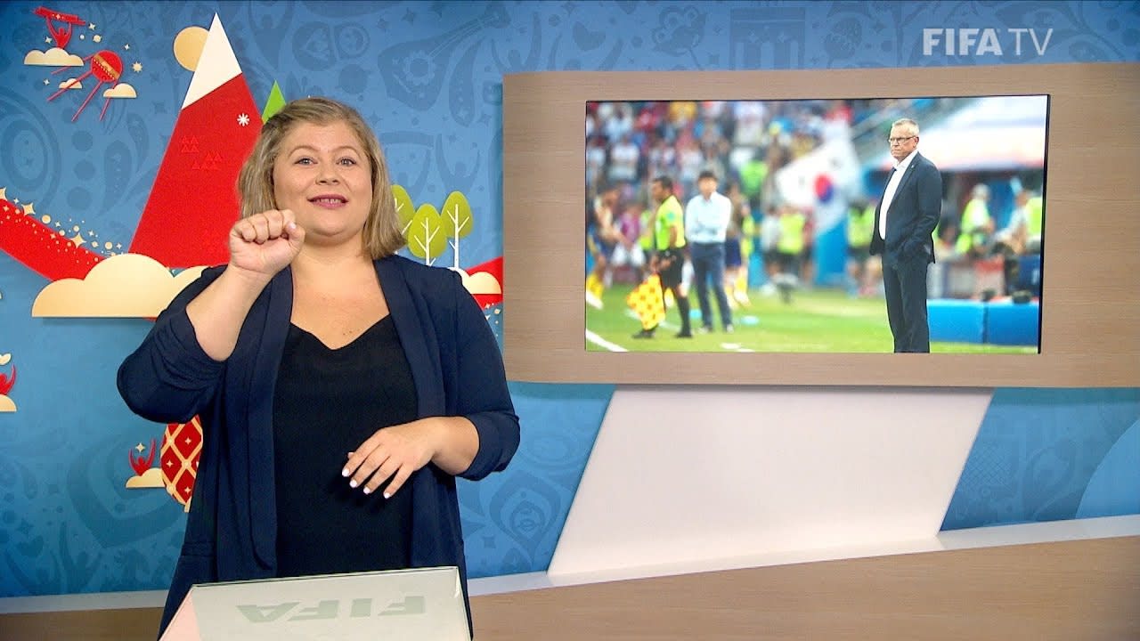 FIFA WC 2018 - SWE vs. KOR – for Deaf and Hard of Hearing - International Sign