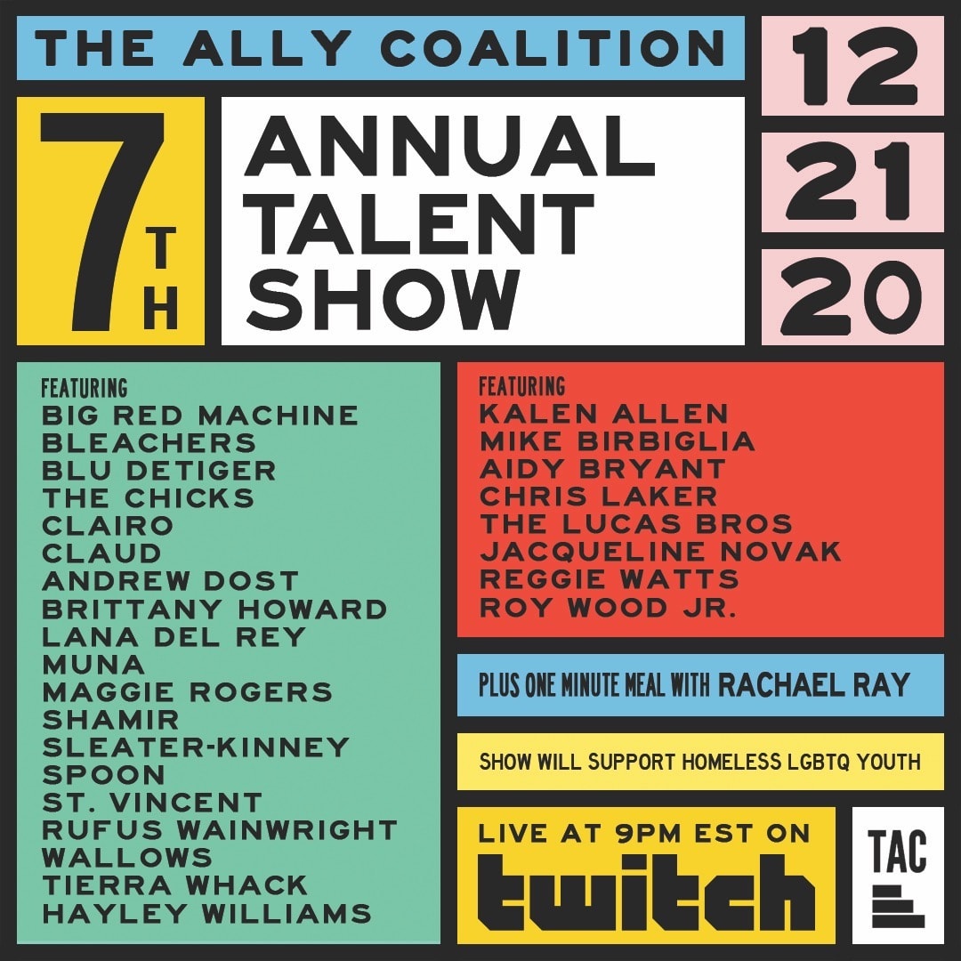 Jack Antonoff announces lineup for Twitch stream of 7th annual Ally Coalition Talent Show