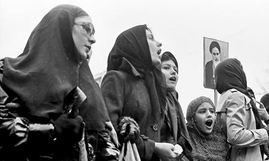 Women after the Iranian 1979 revolution.