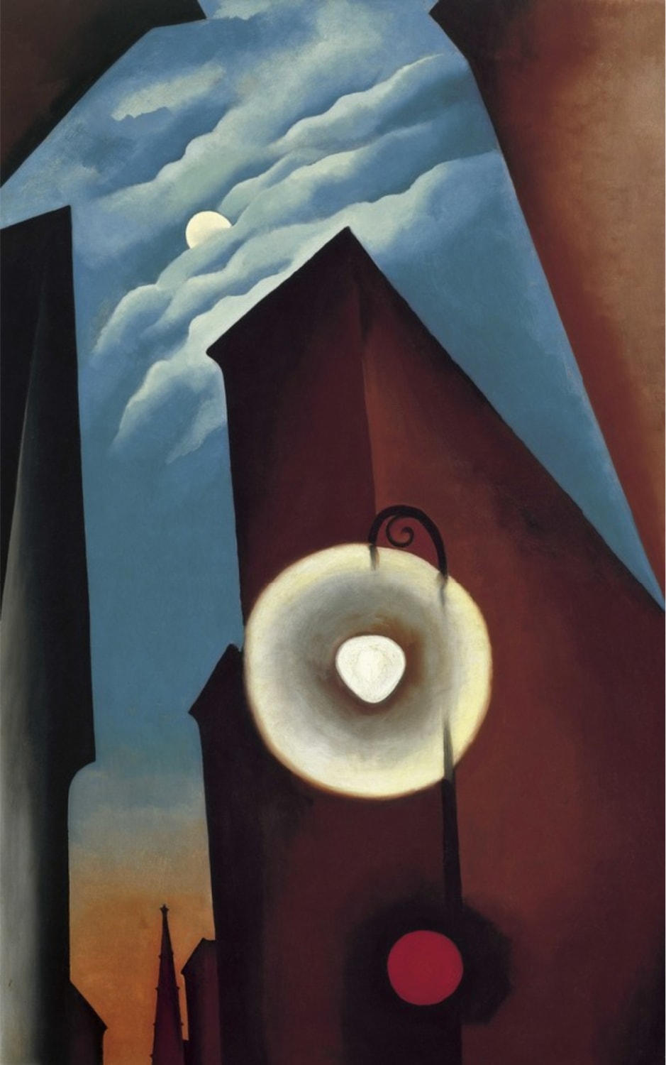 Georgia O’Keeffe - 'New York Street with Moon' (1925).